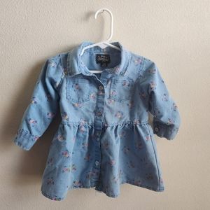 Denim Toddler Unicorn Dress